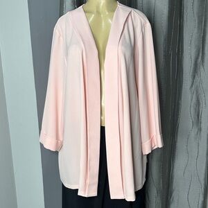 Simply Emma Women’s Plus (3X) Open Front Cardigan